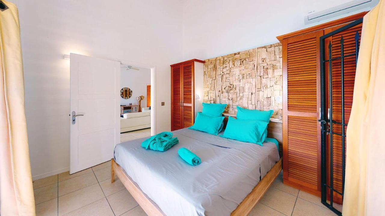 Villa Deluxe L'Hacienda Villa Vue Mer 180 Piscine Jacuzzi Proche Plage Marina Golf Pointe Des Chateaux Et Casino Jardin Clos Voyage Durable Сен-Франсуа Екстер'єр фото