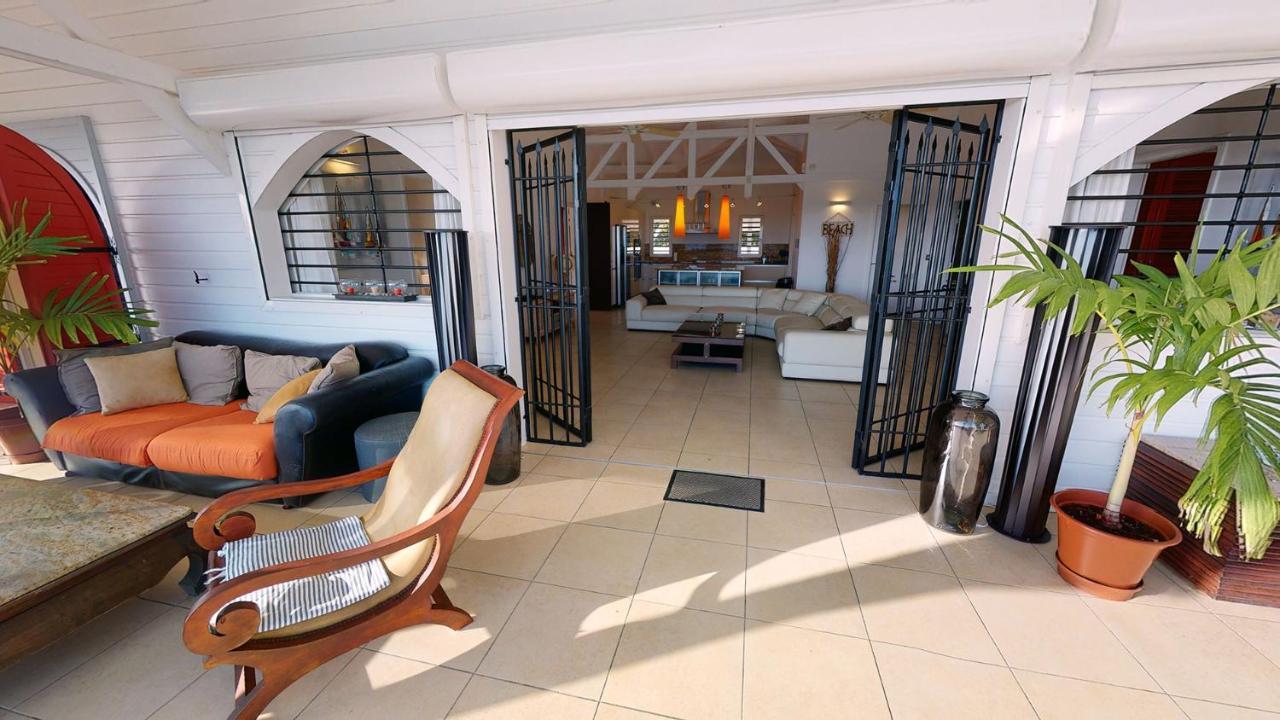 Villa Deluxe L'Hacienda Villa Vue Mer 180 Piscine Jacuzzi Proche Plage Marina Golf Pointe Des Chateaux Et Casino Jardin Clos Voyage Durable Сен-Франсуа Екстер'єр фото
