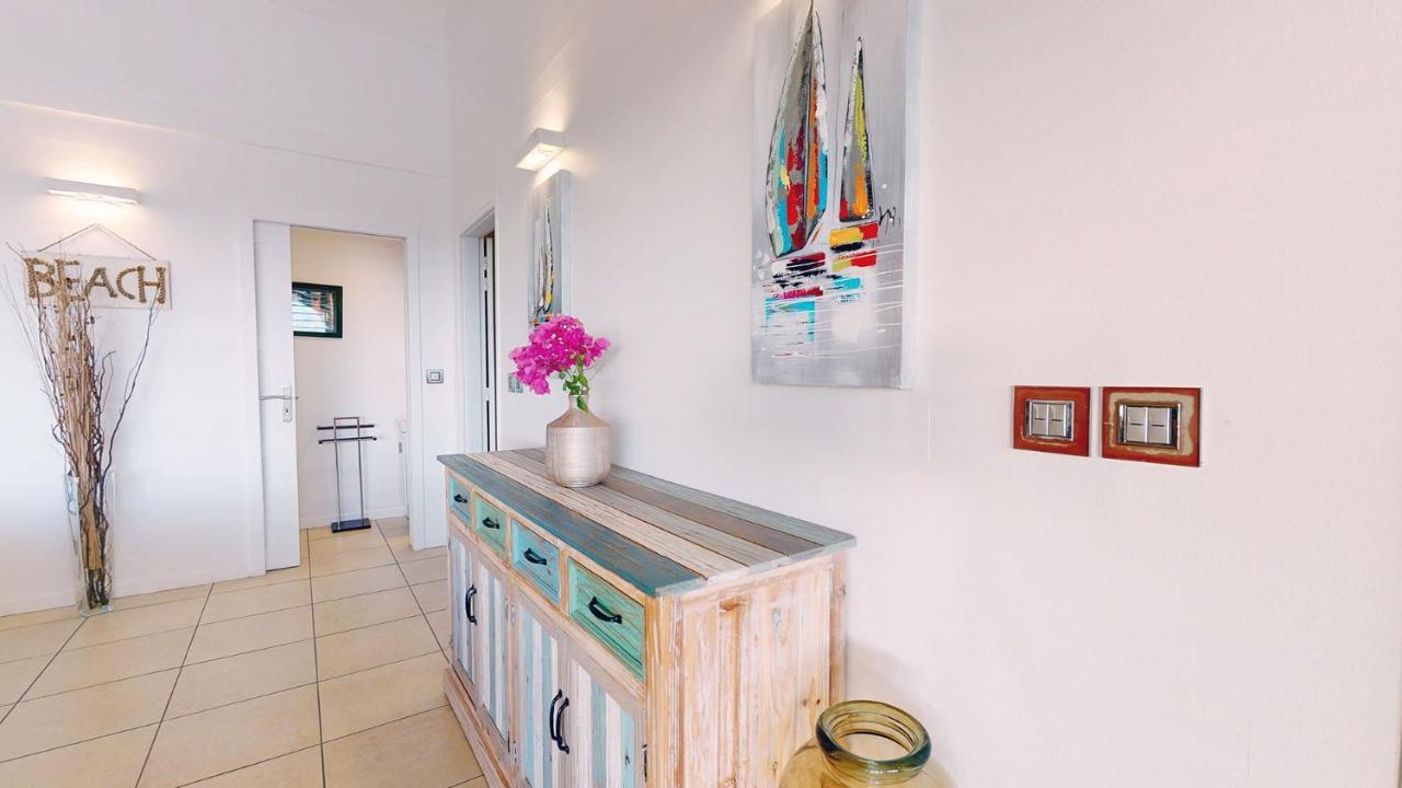 Villa Deluxe L'Hacienda Villa Vue Mer 180 Piscine Jacuzzi Proche Plage Marina Golf Pointe Des Chateaux Et Casino Jardin Clos Voyage Durable Сен-Франсуа Екстер'єр фото