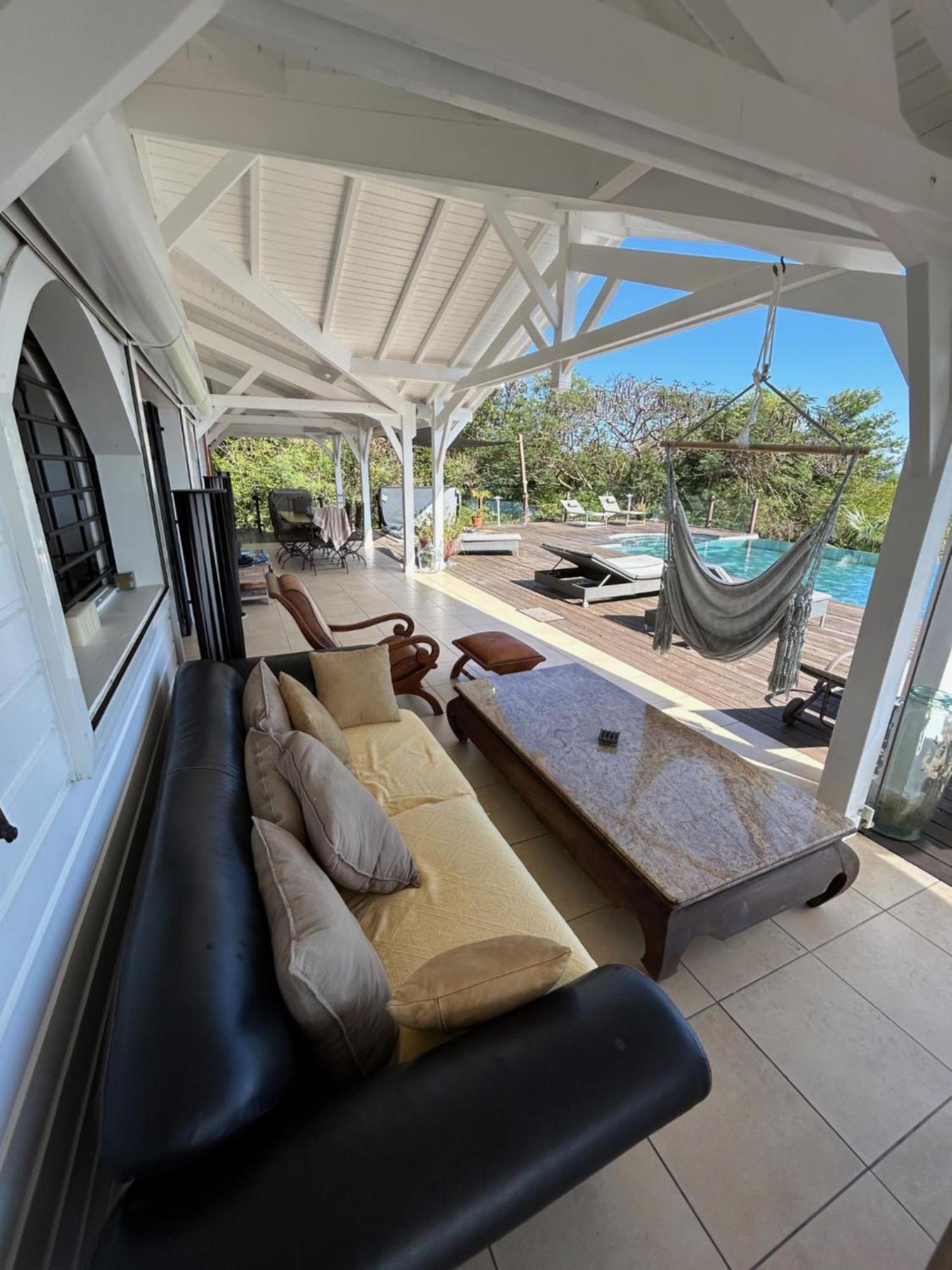 Villa Deluxe L'Hacienda Villa Vue Mer 180 Piscine Jacuzzi Proche Plage Marina Golf Pointe Des Chateaux Et Casino Jardin Clos Voyage Durable Сен-Франсуа Екстер'єр фото